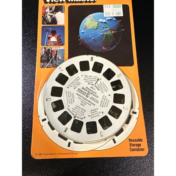 Vintage View-Master Spaceport USA NASA Kennedy 3 Reel Set 21 3D Pics - Picture 3 of 6